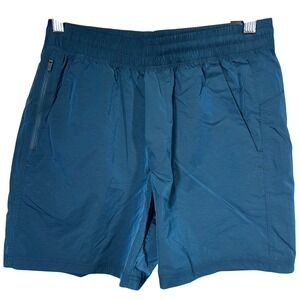 VRST Mens S Teal Twilight Shine 5 Inch All-In Unlined Water Repellent Shorts New